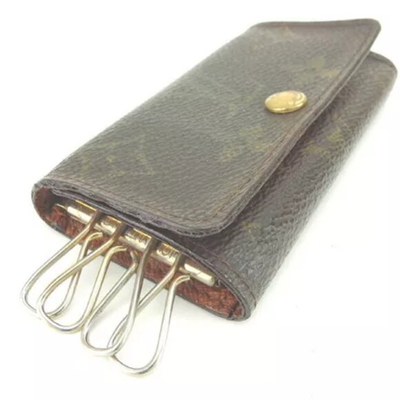 Louis Vuitton Key holder Key case Monogram Brown Woman Authentic Used Y3135 - Picture 5 of 6